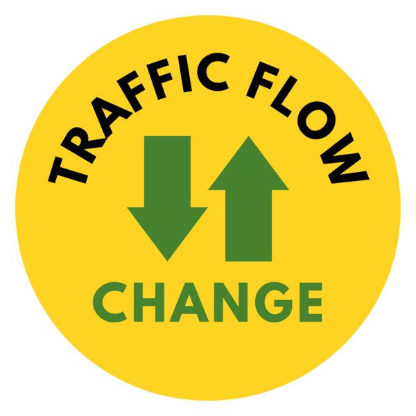 Traffic Flow Change Graphic