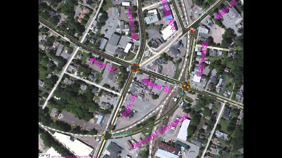 Conceptual Conversion of Five Corners Intersection City of Essex