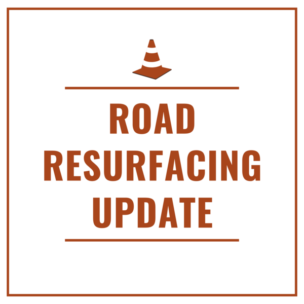 Road Resurfacing Update graphic