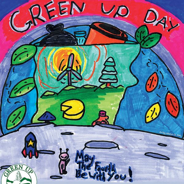 Green Up Day Poster 2024