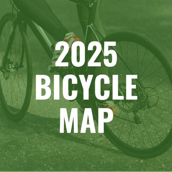 2025 Bicycle Map graphic