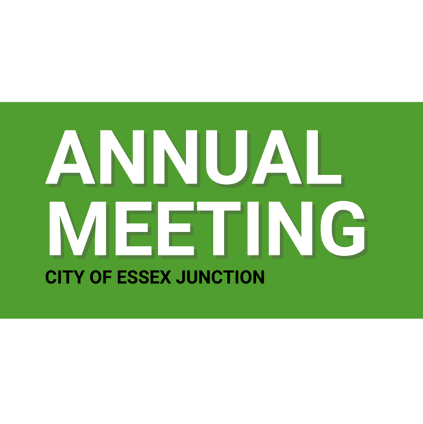 Annual Meeting City of Essex Junction Graphic