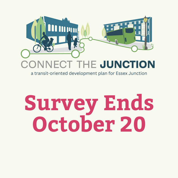 Connect the Junction Survey Ends October 20 graphic
