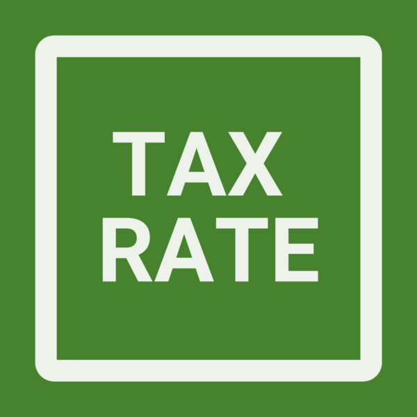 Tax Rate Graphic