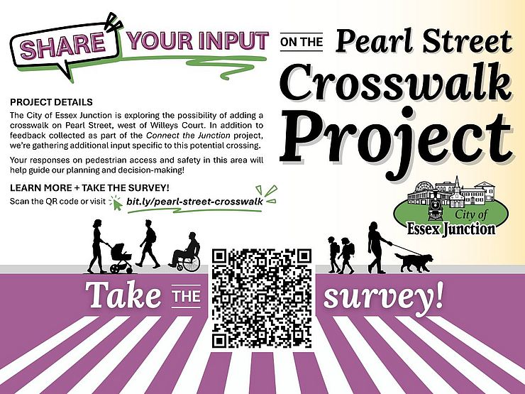 Pearl Street Crosswalk Survey Graphic