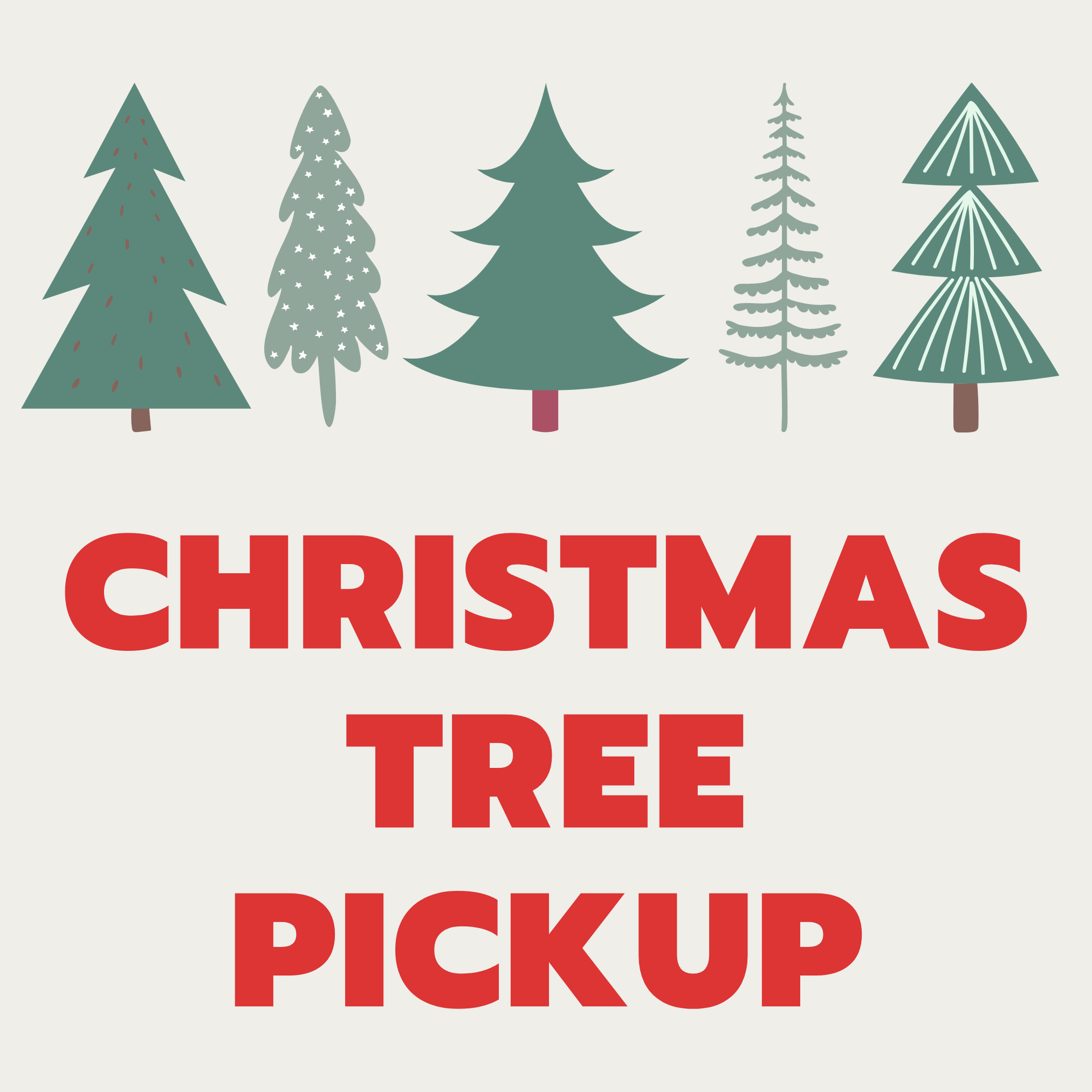 Christmas Tree Pickup graphic